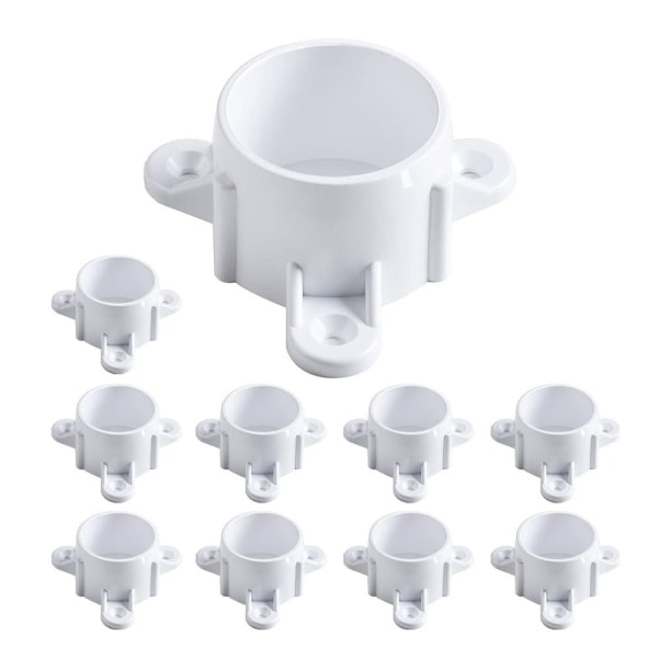 10 Stk Bordben Skrue Dæk Bord Benkappe Tilbehør Flange 10 pcs