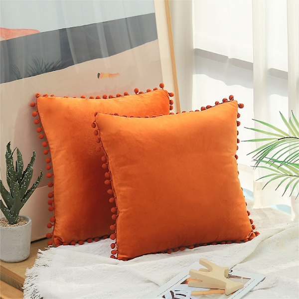 2 STK Putetrekk Puteveske ORANSJE Orange