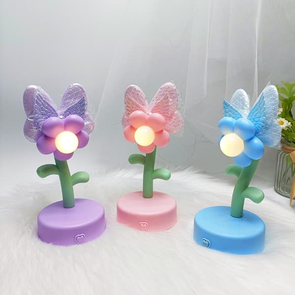 LED Natlys Bordlamper BLÅ blue