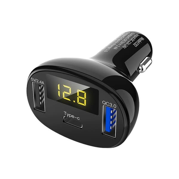 USB Bil Hurtiglader Biladapter Sikker Lader
