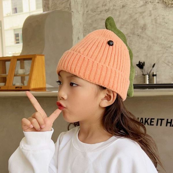 Baby strikket lue for barn Beanie Cap ORANSJE orange