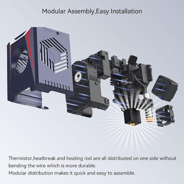 3D Printer Ekstruder Hotend V5 J-Head Print Head