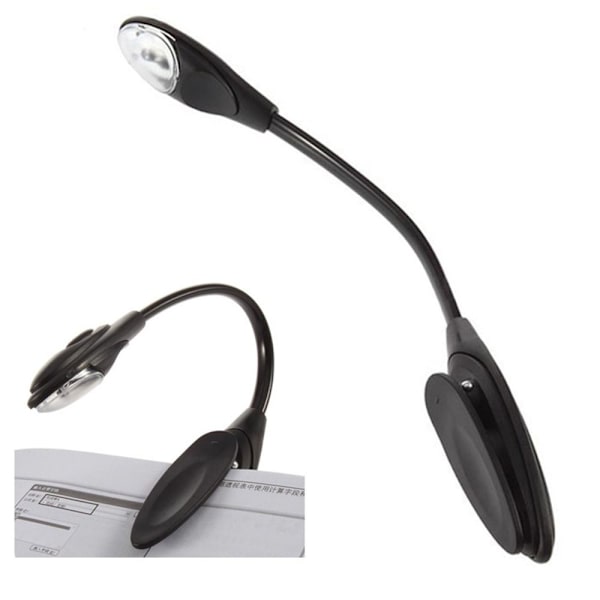 Clip On Lamp Book LjusGRÅ Grey