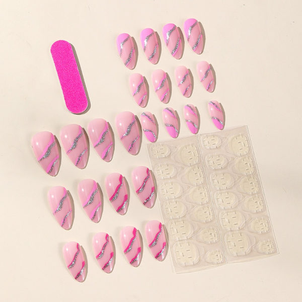 Almond Fake Nails Tekokynnet A1-04-09 A1-04-09 A1-04-09