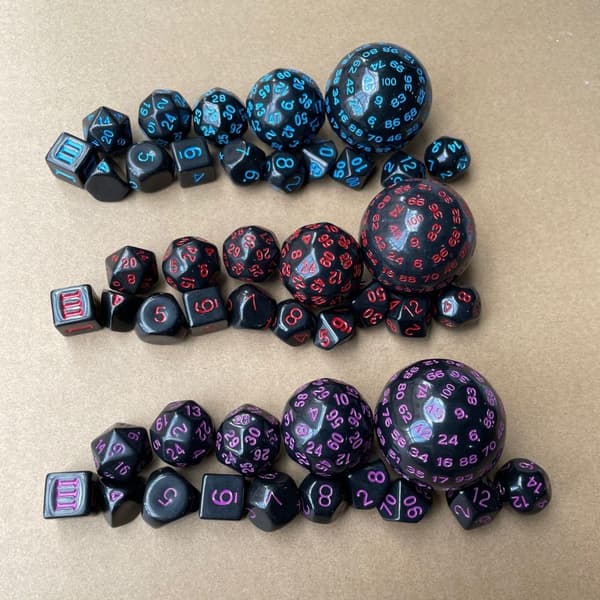 15 STK Terningesæt Spil Terning GUL yellow