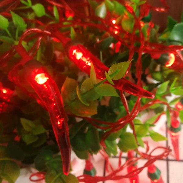 Hot Pepper String Light Farverig Lys String FARVE FARVE colour
