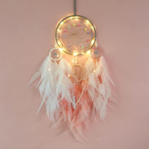 Dream Catchers Wind Chimes Led Wall Hang