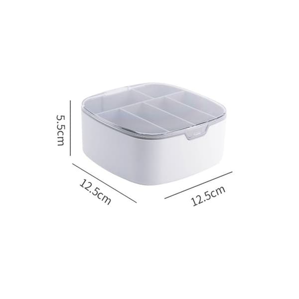 Datakabel förvaringsbox Organizer VIT white