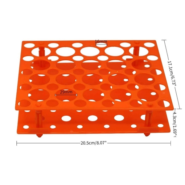 2st Centrifuger Rack Provrör Rack Hållare Scientific Tube 2PCS