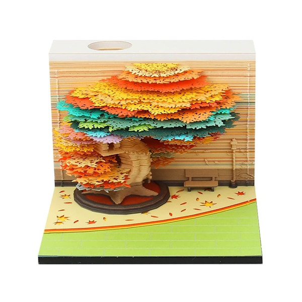 Memo Pad Art 3D Sticky Notes Marriage Tree Notesblok