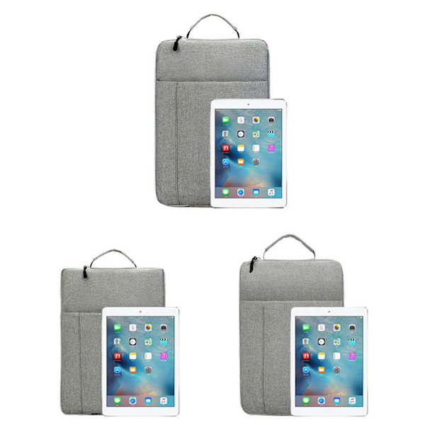 13 15 tommers bærbar håndveske Ultrabook Sleeve GRÅ 15-16 TOMMES Grey 15-16 inch