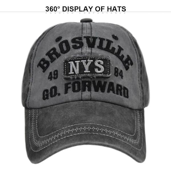 Brevbroderi Baseballkepsar Distressed Faded Hats NAVY&WINE navy&wine red