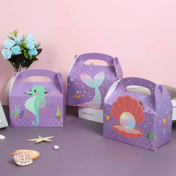 6 stk Cookie Box Emballasjeposer B B B
