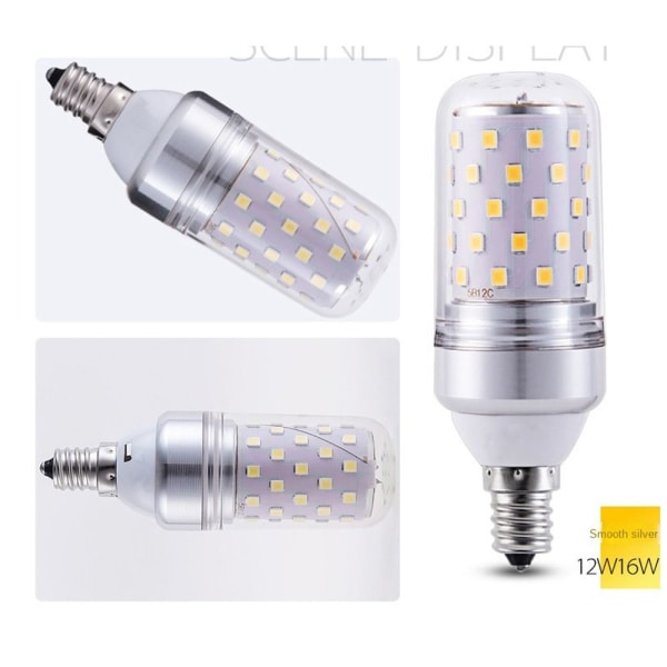 LED-valopolttimo Ei välkkyvää valoa E14-12W E14-12W E14-12w