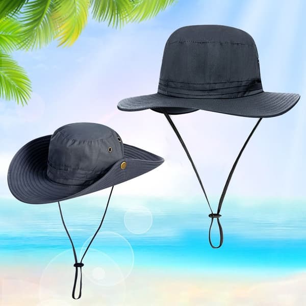 Buckets Hat UV Beskyttelse SORT Black