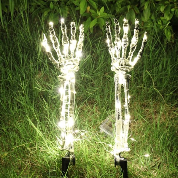 Hoved Kranie Håndlampe LED String Lights RØD red