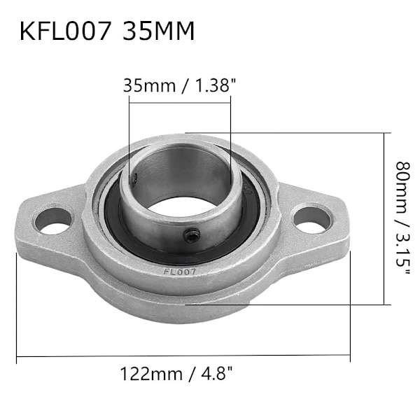 Tyynylohkolaakeri painelaakeri KFL001 12MM KFL001 12MM KFL001 12MM