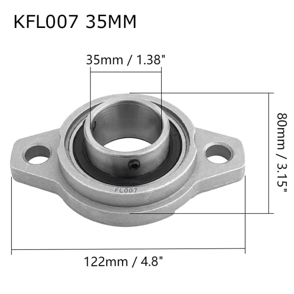 Tyynylohkolaakeri Painelaakeri KFL08 8MM KFL08 8MM KFL08 8MM