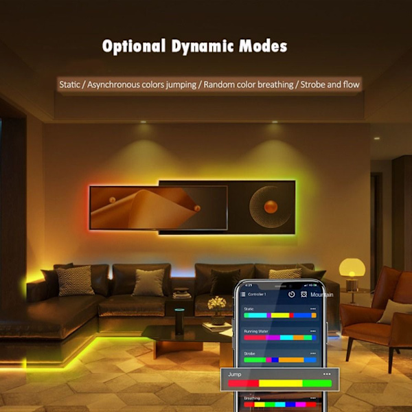LED WiFi Controller RGB Dimmer APP/fjernbetjening