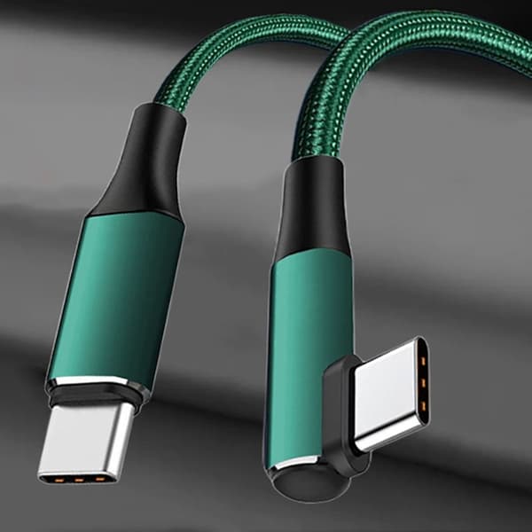 Type C-kabel USB-C-dataledning GRØNN 2M Green 2m