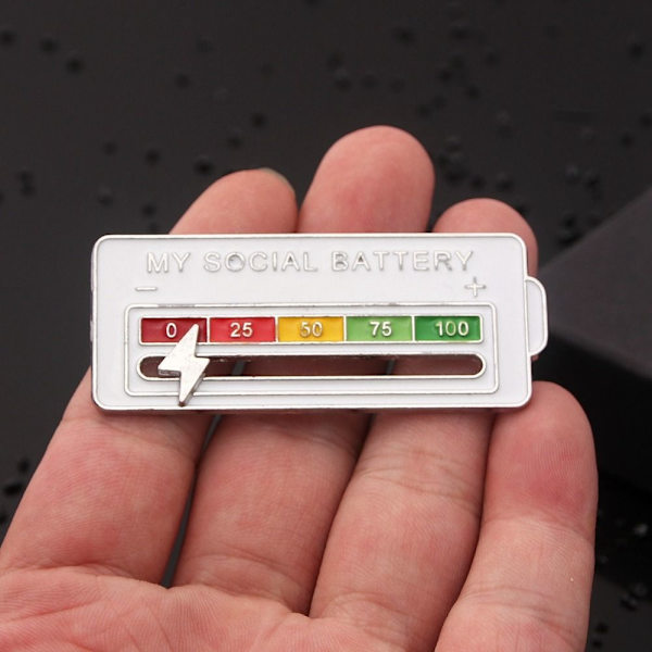 Social Mood Pin rintaneula Pin STYLE 3 STYLE 3 Style 3