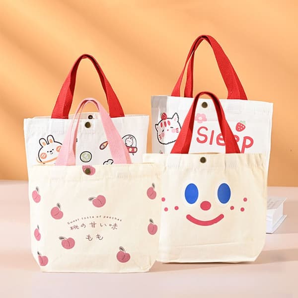 Lærred Tote Bag Mini Håndtasker RABBIT RABBIT Rabbit