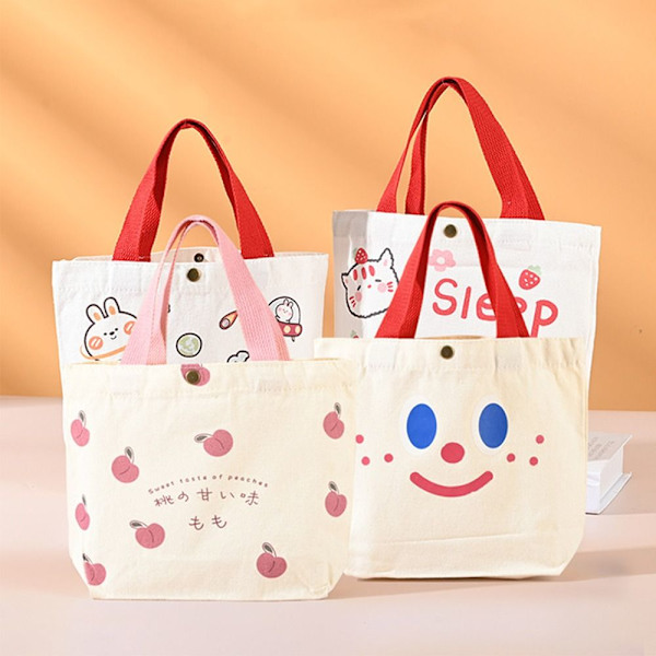 Tote Bag Mini Handväskor PEACH PEACH Peach
