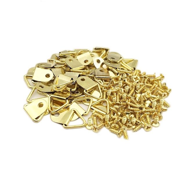 100 Stk/pose Fotoramme Clips Billedophæng SORT Black