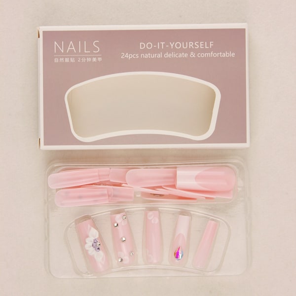 Franska Fake Nails Ballerina False Nail BZ1108 BZ1108 BZ1108