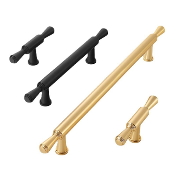 Skab Trækker Skuffeknop SORT 96MM black 96mm