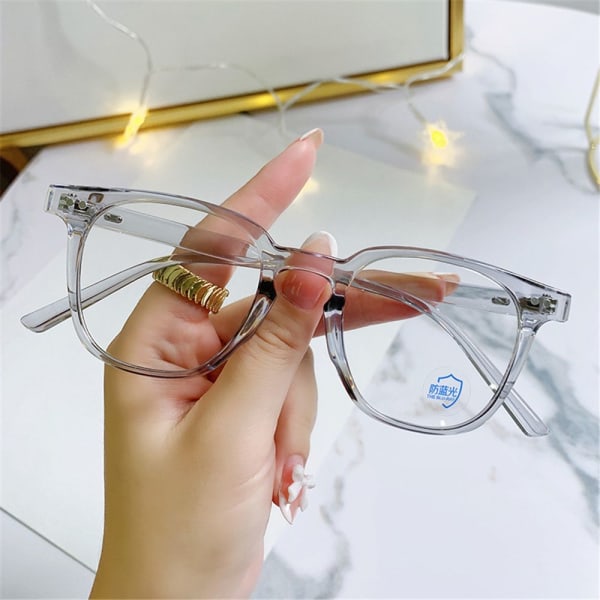 Anti-UV blå strålar Glasögon Datorglasögon TRANSPARENT transparent
