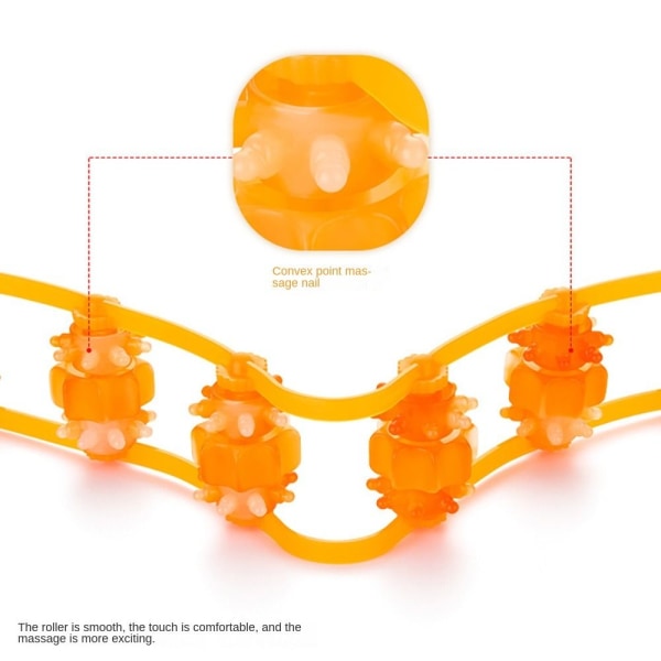 Meridian Massage Tool Hierontarulla KELTAINEN 30ROLLERS 30ROLLERS YELLOW 30ROLLERS-30ROLLERS
