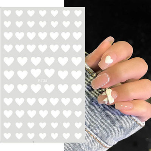 Nail Stickers Självhäftande dekaler 3D