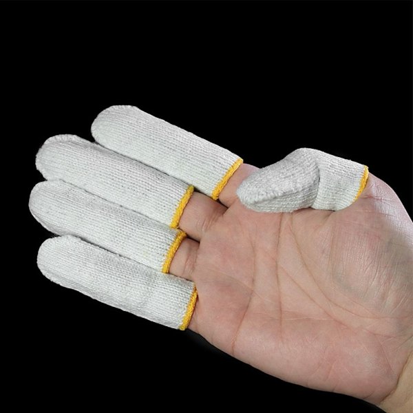 50 stk Bomulls Fingertupper Fingerbeskyttere