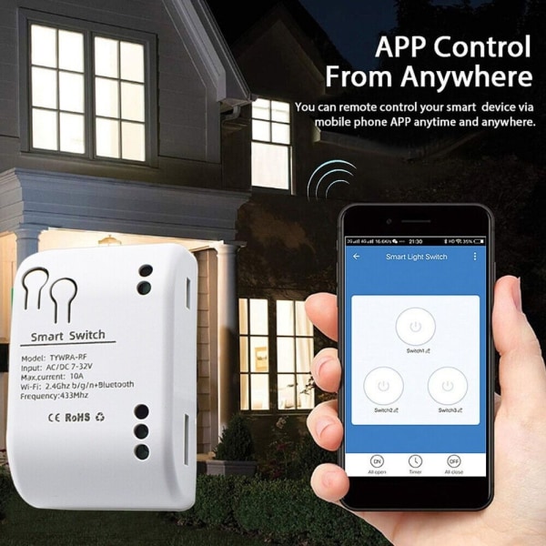 WiFi Switch WiFi Motor AC85-256V AC85-256V AC85-256V