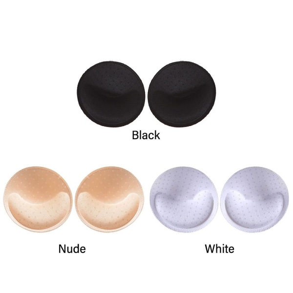 2Pairs Chest Cup Breast Bras MUSTA black