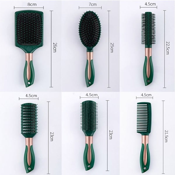 Luftpute Kam Frisør Kam 3 STK SETT 3 STK SETT 3Pcs Set