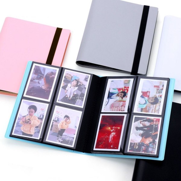 Instant Camera Photo Album 3 tommer Picture Storage 360 360 Pockets-Grey