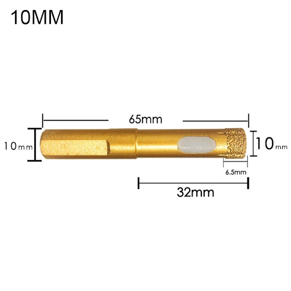 Juotettu poranterä 10 mm 10MM