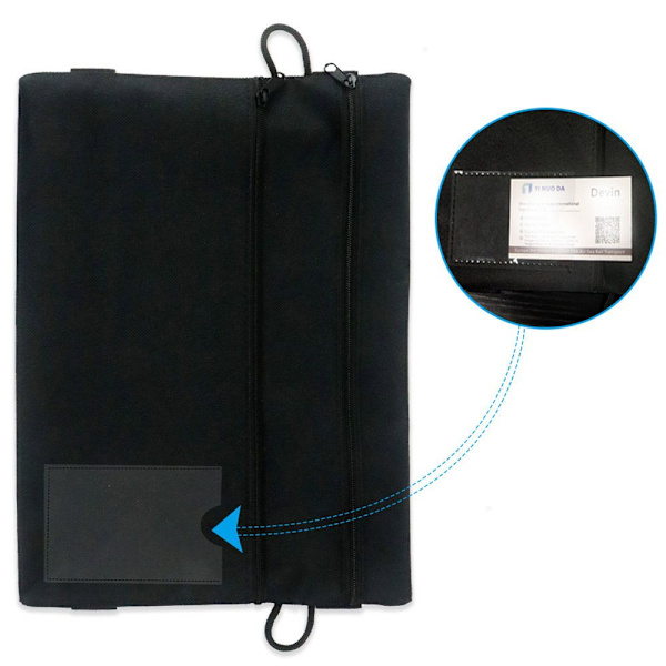 Solmio Folder Case Luokka Paperilaukut MUSTA Black