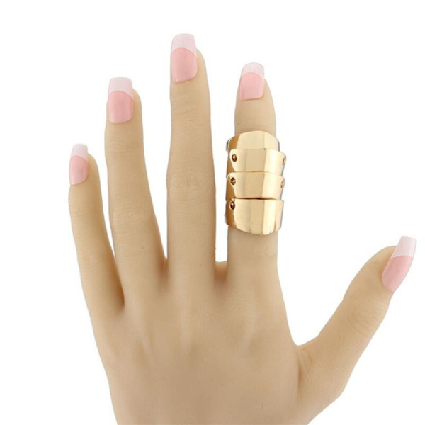 Panserring Cosplay Ring HVID white