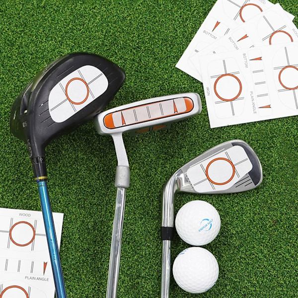 10 stk Golf Driver Impact Tape Golf Club Stickers RØD Red