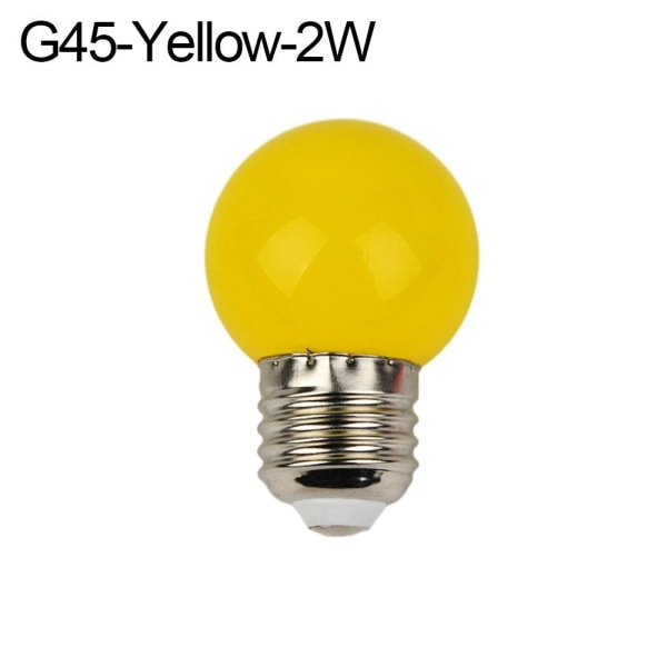 Led Fargerike G45-YELLOW-2W G45-YELLOW-2W G45-Yellow-2W