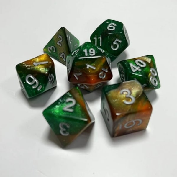7 kpl / set DND Dice Polyhedral Dice 06 06 06