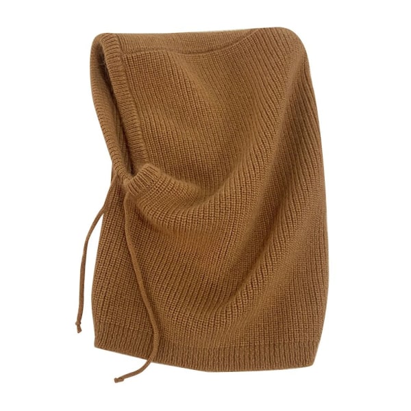 Stickad mössa Vintermössa BRUN Brown
