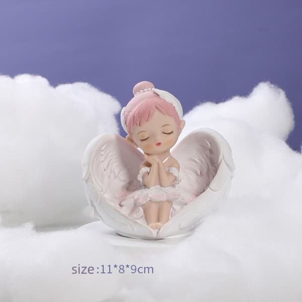 Shell Angel Statue Ballet Girl 2 2 2