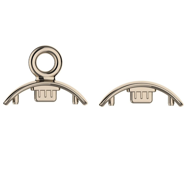 1 par klokkeremkontakt Båndremadapter GULL 2 STK Gold 2PCS Connector-2PCS Connector