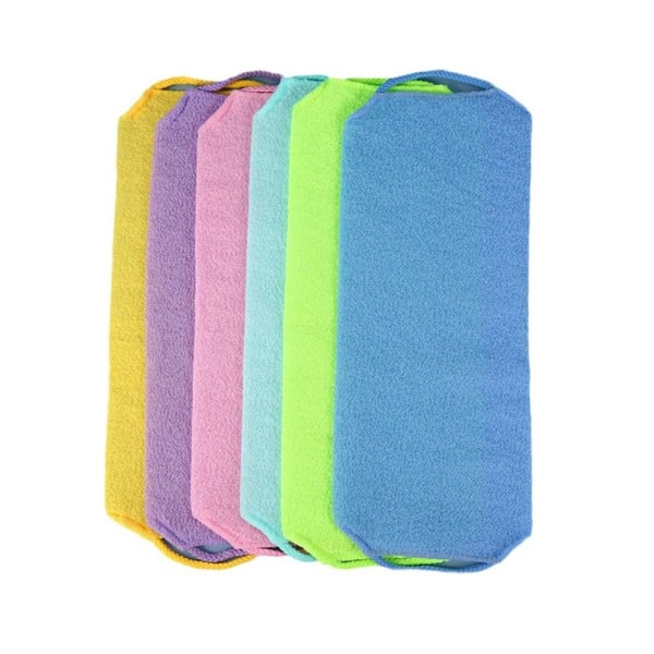 Bath Exfoliation Cloth Badedusjverktøy HVIT white