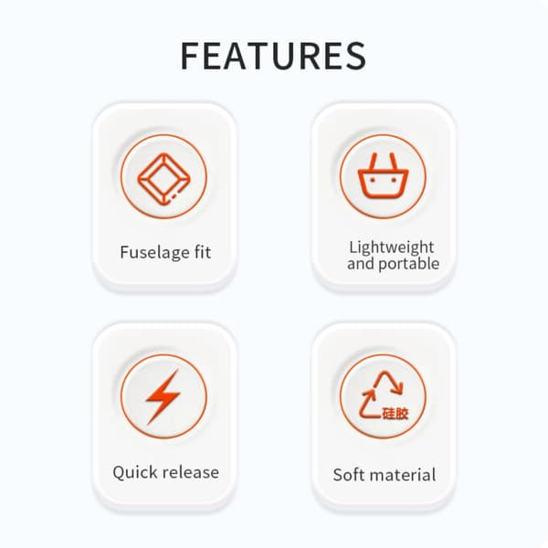 Propellerhållare Propellrar Stabilisator GRÅ Grey