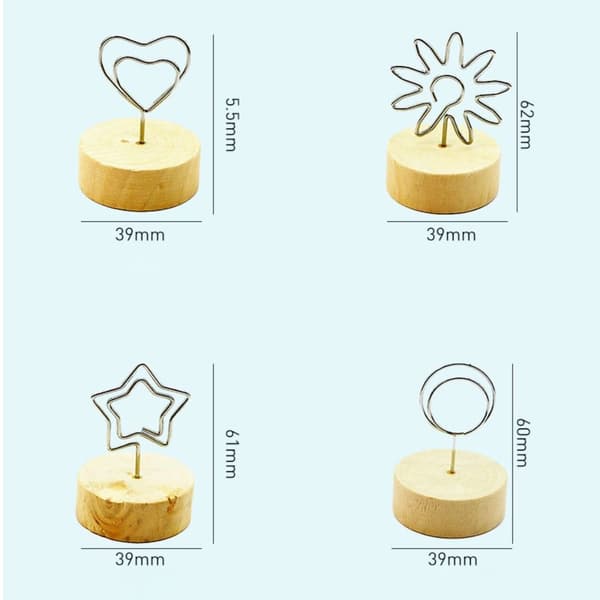 Fotoklemmer Rund trebase SETT 3 SETT 3 Set 3